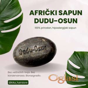 Afrički crni sapun za kožu Dudu-Osun Original 150g